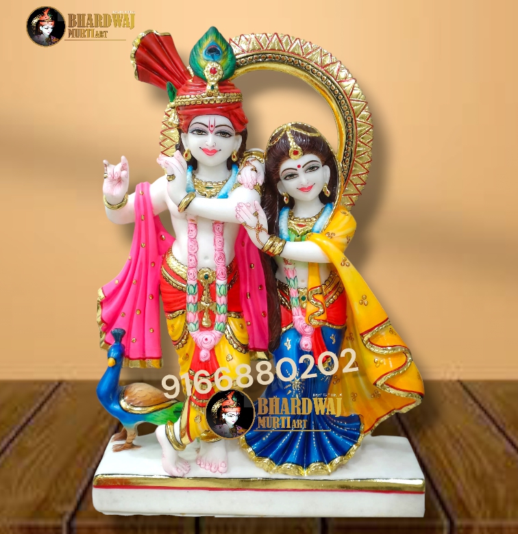 Marble radha krishna jugal 