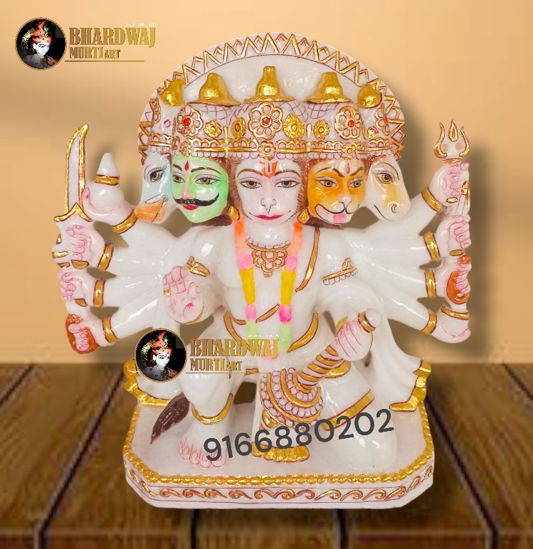 Marble Panchmukhi bajrangbali