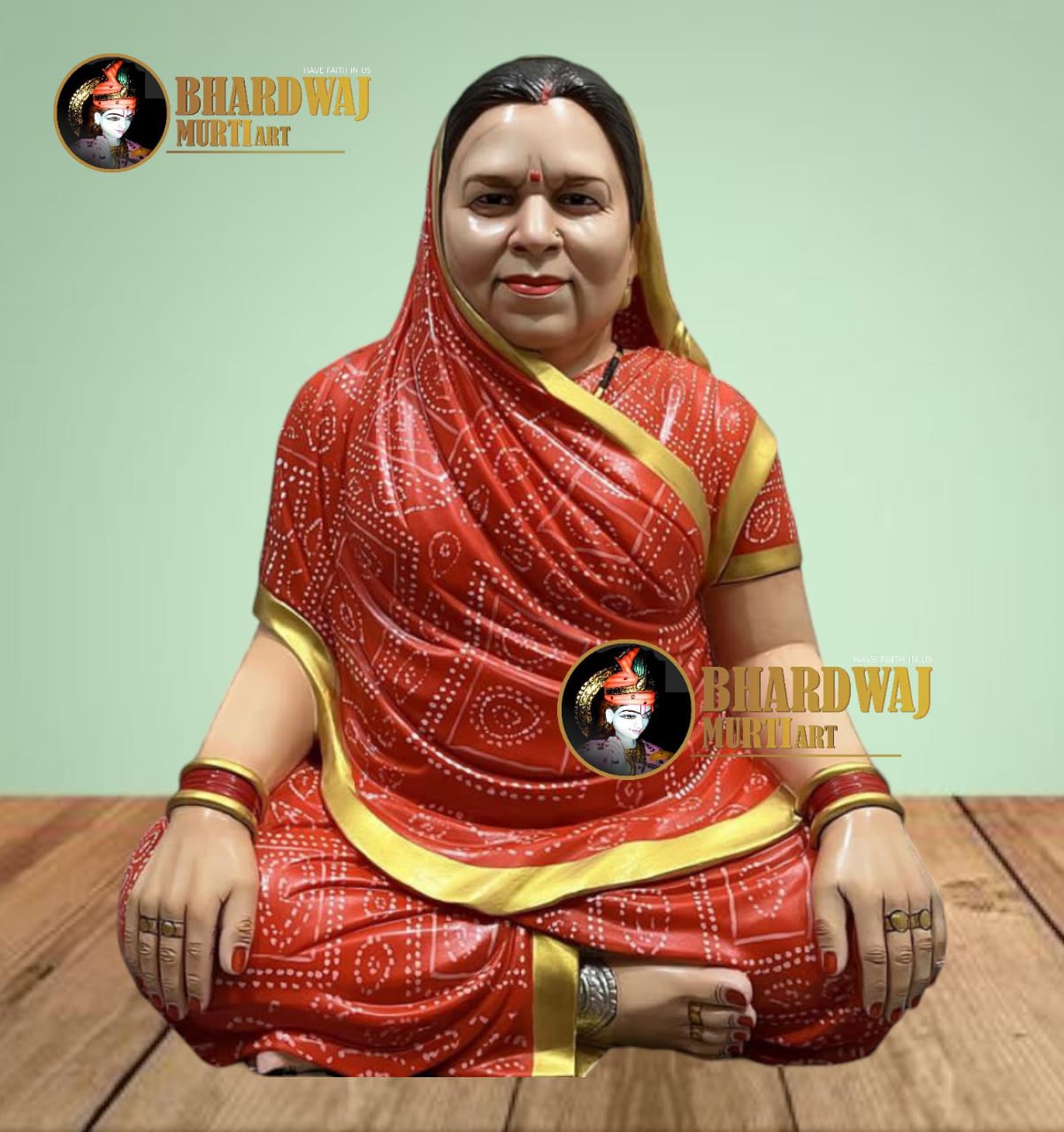 grandmother marble statue